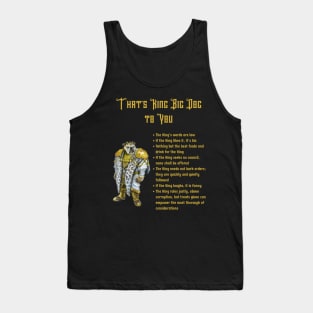 That's King Big Dog to You Tank Top